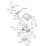 Diagram for 2007 Kia Optima Oil Filter - 2630035503