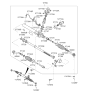 Diagram for 2008 Kia Sportage Rack And Pinion - 577001F000