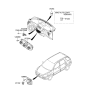 Diagram for 2017 Kia K900 Ambient Temperature Sensor - 972802F100