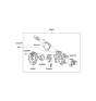 Diagram for 2008 Kia Sportage Wiper Switch - 934201F110