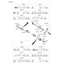 Diagram for Kia K900 Spindle Nut - 495511F000