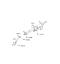 Diagram for 2006 Kia Sportage Steering Column - 563101F300