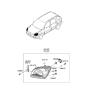 Diagram for Kia Sportage Headlight - 921011F031