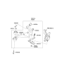 Diagram for 2007 Kia Sportage Control Arm - 545001F100