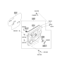 Diagram for 2010 Kia Sportage Car Speakers - 963101F000