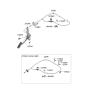 Diagram for 2005 Kia Sportage Accelerator Cable - 327901F300