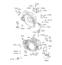 Diagram for 2006 Kia Sportage Transfer Case Mount - 4317639551