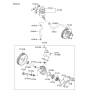 Diagram for Kia Sportage Power Steering Pump - 571002E100