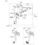 Diagram for Kia Clutch Master Cylinder - 416102E005