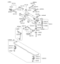 Diagram for Kia Sportage Lateral Link - 552102E000