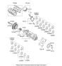 Diagram for 2008 Kia Sportage Crankshaft Pulley - 2312437520