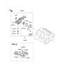 Diagram for Kia Oil Pump Rotor Set - 2611323002