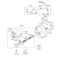 Diagram for Kia Brake Booster Vacuum Hose - 591301F000