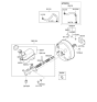 Diagram for 2006 Kia Sportage Brake Booster Vacuum Hose - 591302E300