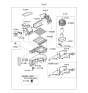 Diagram for 2006 Kia Rondo Cabin Air Filter - 971332E210