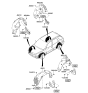 Diagram for 2006 Kia Sportage Wheelhouse - 868121F000