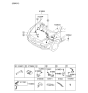 Diagram for 2010 Kia Sportage Battery Cable - 918501F020