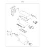 Diagram for 2007 Kia Sportage Cylinder Head Gasket - K0AD410270