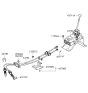 Diagram for 2009 Kia Sportage Shift Knob - 437112F100