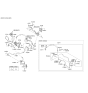 Diagram for Kia Sportage Power Steering Hose - 575781F000