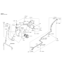 Diagram for Kia Sorento A/C Hose - 977621U800