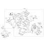 Diagram for Kia Heater Core - 971381U500