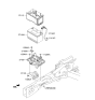 Diagram for 2014 Kia Sorento Battery Tray - 371502W000