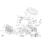 Diagram for Kia Sorento Engine Cover - 292403CFB0