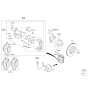 Diagram for 2013 Kia Sorento Brake Caliper Piston - 581123M000