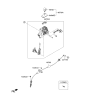 Diagram for Kia Sorento Automatic Transmission Shift Levers - 467001U230