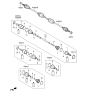 Diagram for 2013 Kia Sorento Axle Shaft - 496001U500