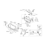 Diagram for Kia Sorento Trunk Latch - 812303Z000