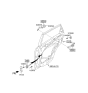 Diagram for Kia Sorento Door Check - 794802P500