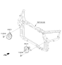 Diagram for 2014 Kia Sorento Horn - 966112P200