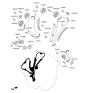 Diagram for Kia Sorento Timing Chain Guide - 248103CGA1