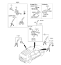 Diagram for 2009 Kia Sorento Door Lock - 819701UA00