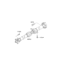 Diagram for Kia Drive Shaft - 493004Z200