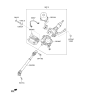 Diagram for 2013 Kia Sorento Power Steering Assist Motor - 563304Z000