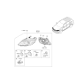 Diagram for 2011 Kia Sorento Headlight Cover - 921401U100