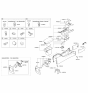 Diagram for Kia Center Console Base - 846411U105VA