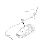 Diagram for 2013 Kia Sorento Antenna Cable - 962201UAA0