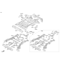 Diagram for 2013 Kia Sorento Floor Pan - 655121U060