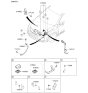 Diagram for Kia Sorento Battery Cable - 918511U500