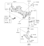 Diagram for Kia Optima Hybrid Control Arm Bushing - 545513R000