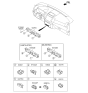 Diagram for Kia Sorento Seat Switch - 937412P005VA