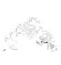 Diagram for 2014 Kia Sorento Engine Control Module - 391132GBK0