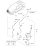 Diagram for 2014 Kia Sorento Washer Pump - 986101U710