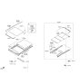 Diagram for 2013 Kia Sorento Sunroof - 816102P500