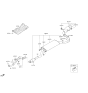 Diagram for Kia Sorento Exhaust Heat Shield - 287932P600