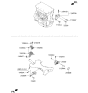 Diagram for 2014 Kia Sorento Engine Mount - 218102P900